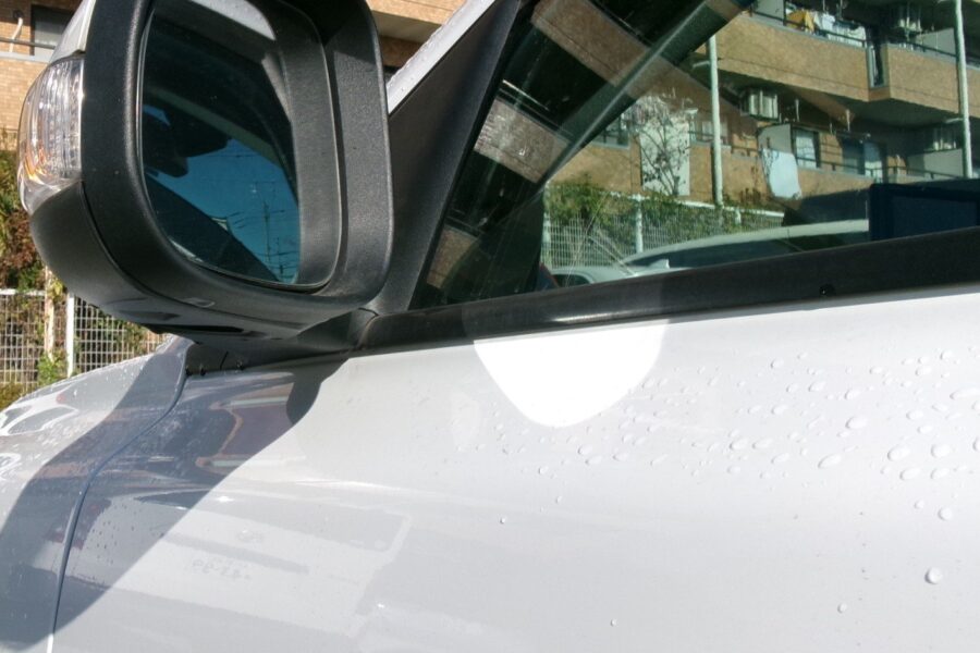 V50 左ドアミラー 施工後 1