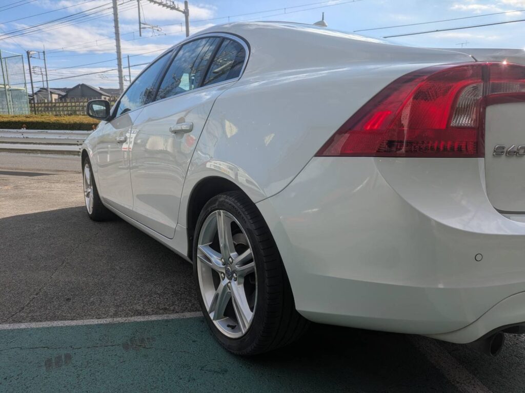 S60 左リアドア、左クオーターパネル 施工後 1