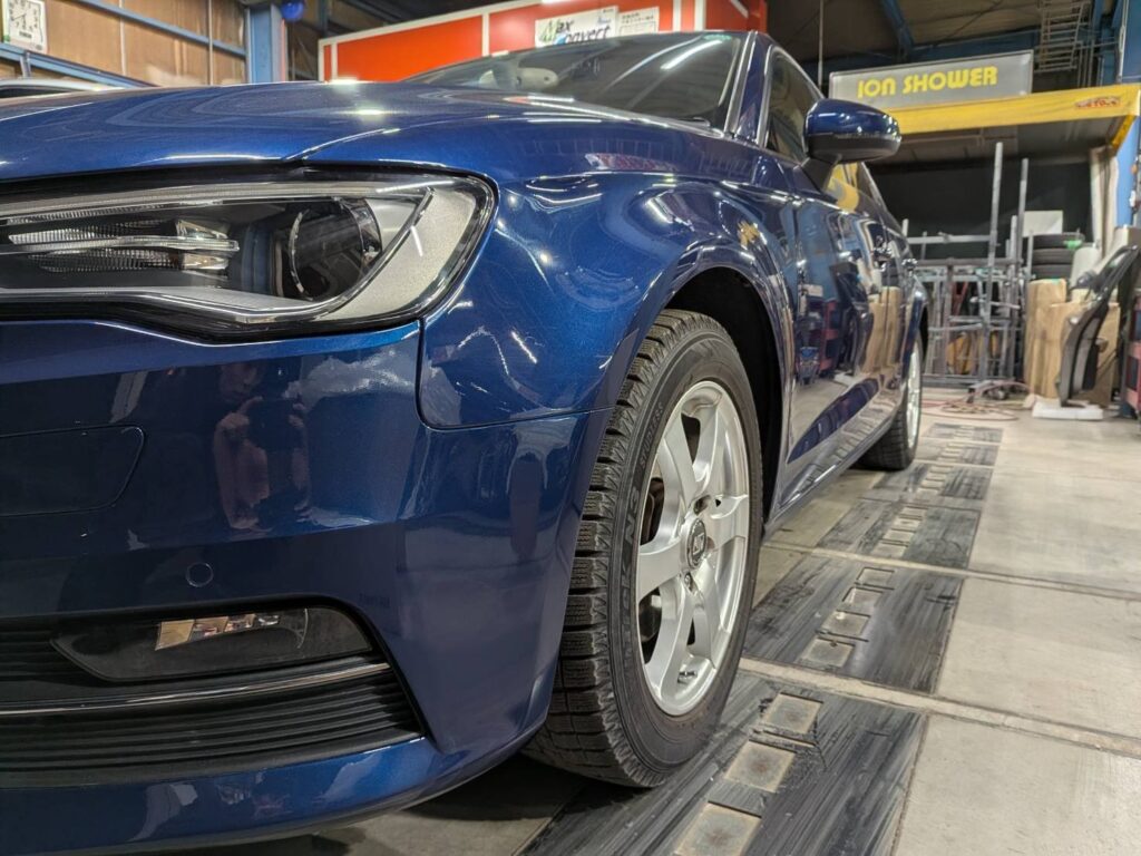 A3 フロントバンパー、左クオーターパネル 施工後 1